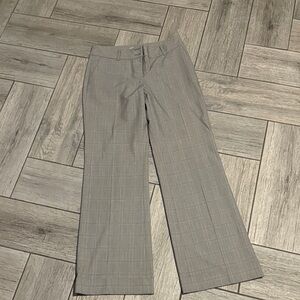 White House Black Market Gray Plaid Pants
